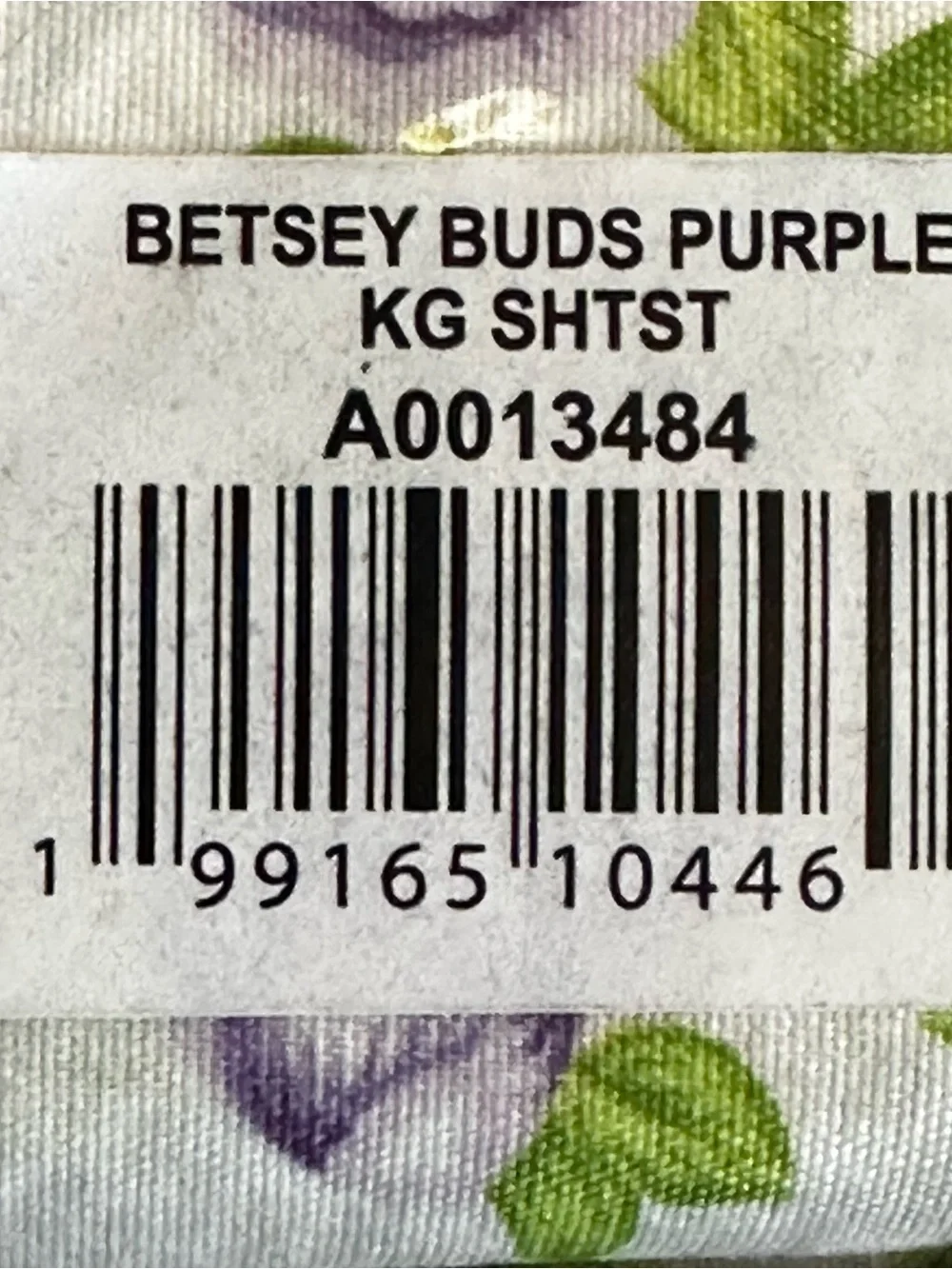 NEW Betsey Johnson King 6-Piece Sheet Set - Purple Floral